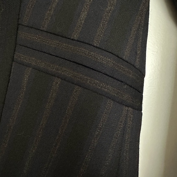 Theory Classic Triple Pinstripe Blazer. - Picture 4 of 7